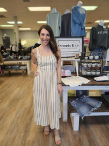 Pinstripe Dress