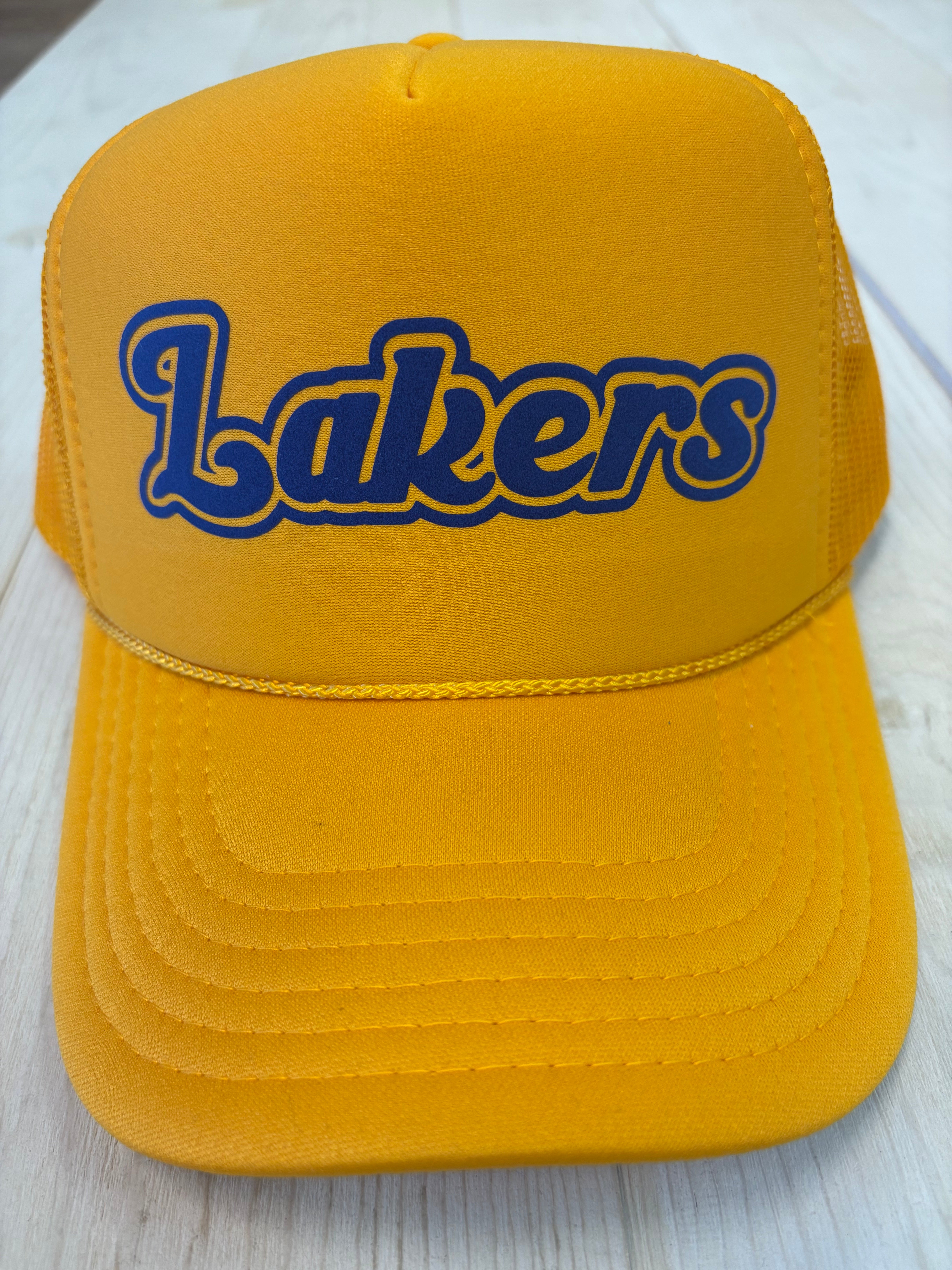 Lakers Trucker Hat (gold)