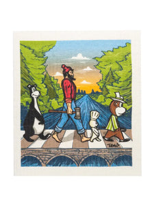 MN Abbey Road Swedish Dishcloth