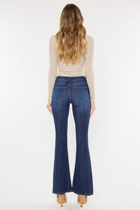 Kan Can: MID RISE PETITE FLARE JEANS