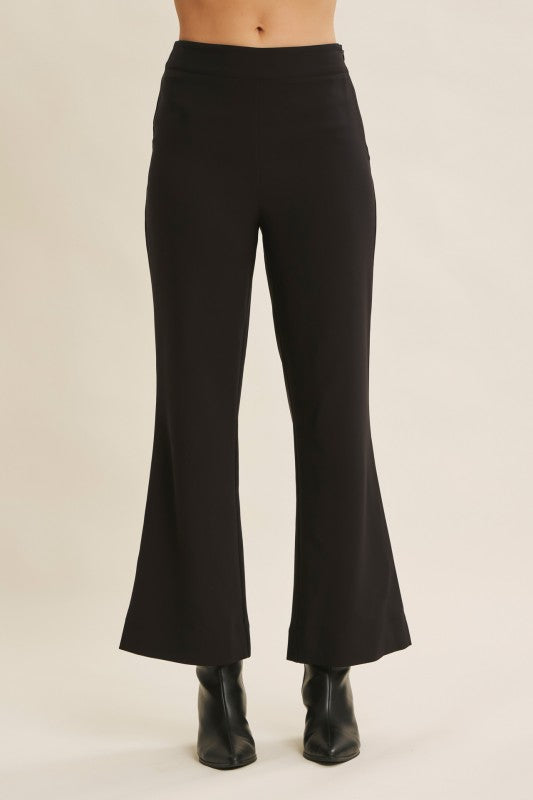 Stretchy Ankle Length Bootcut Pants