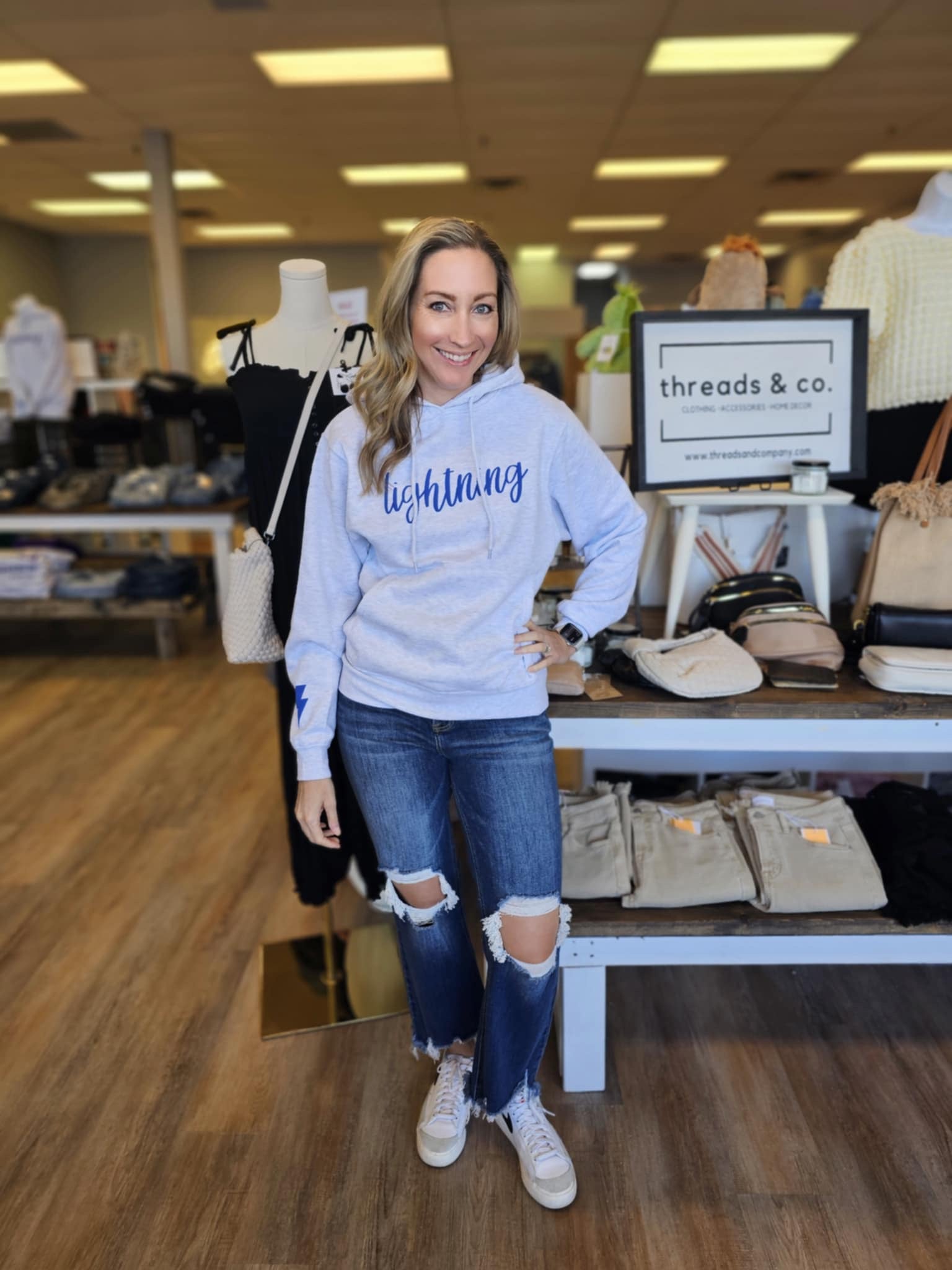 Lightning Puff Sweatshirt