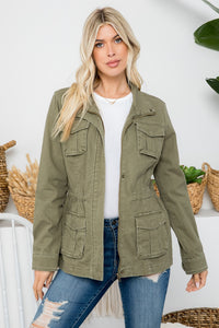 Olive Anorak Jacket