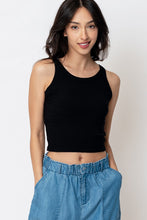 Load image into Gallery viewer, PADDED TANK TOP (BLACK)