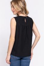 Load image into Gallery viewer, BLACK LACE TANK