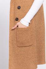 Load image into Gallery viewer, MUSTARD LONG SWEATER VEST