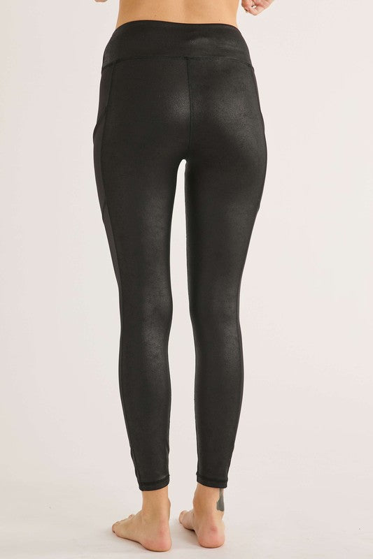 BLACK LEGGINGS W/ SIDE POCKET