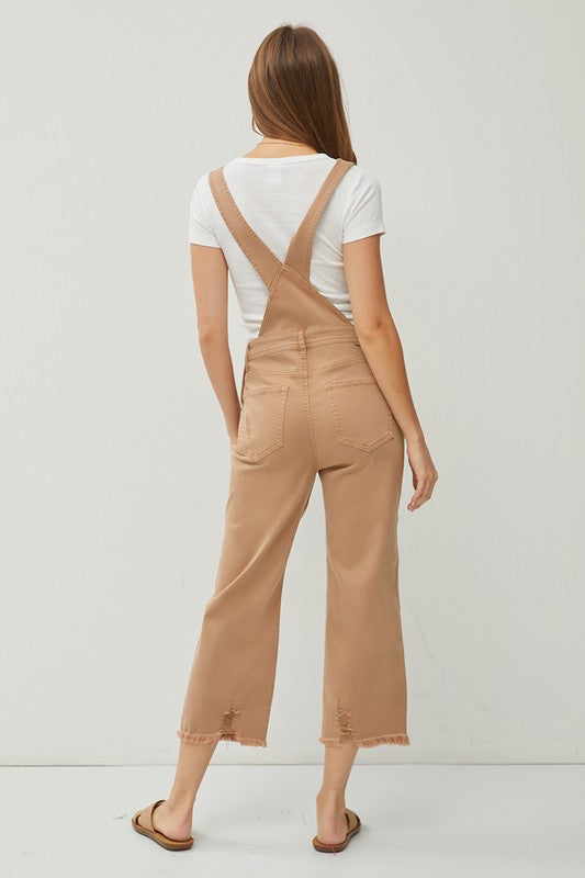 TAN OVERALLS