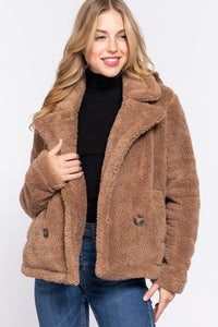 CAMEL SHERPA JACKET