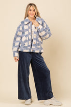 Load image into Gallery viewer, BLUE PLAID SHACKET (all sales final)