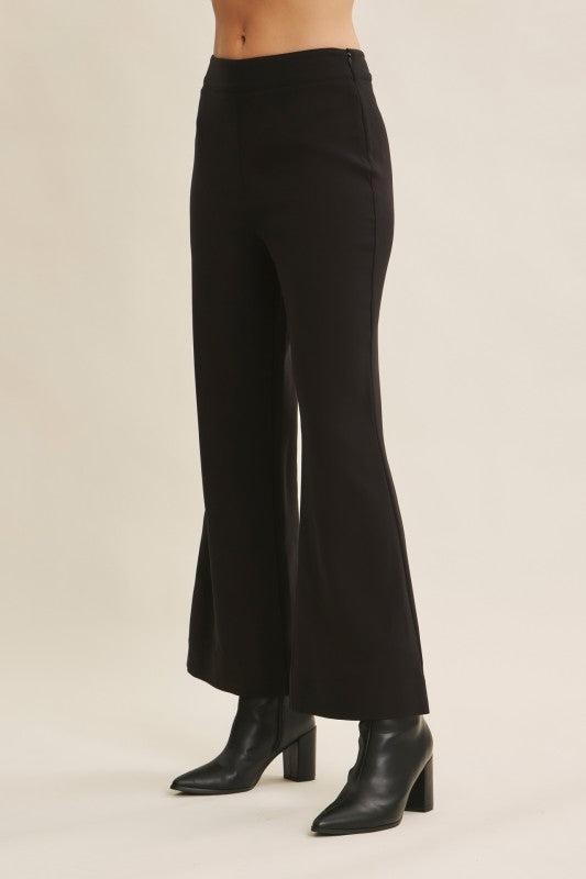 Stretchy Ankle Length Bootcut Pants