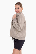 Load image into Gallery viewer, QUILTED TAUPE BOMBER JACKET