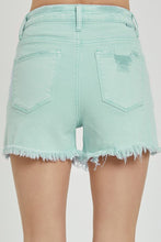 Load image into Gallery viewer, RISEN: MINT HIGH RISE SHORTS