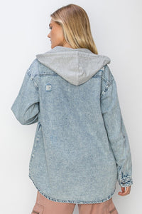 RISEN: OVERSIZED VINTAGE DENIM SHIRT