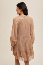 Load image into Gallery viewer, ROSE GOLD METALLIC DRESS