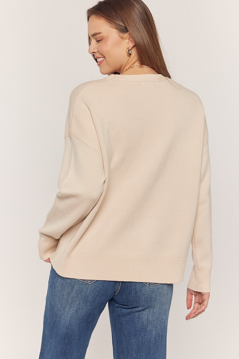 Tan Gameday Sweater