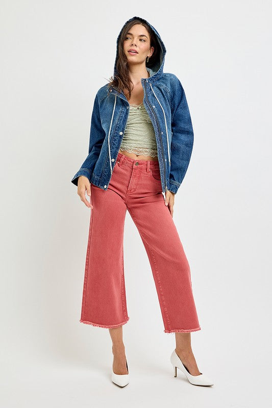 Risen Oversized Reglan Sleeve Jacket with Hood