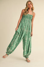 Load image into Gallery viewer, Green Pattern Romper