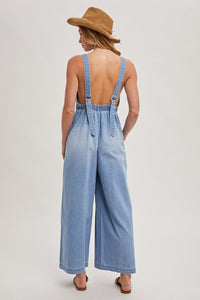DENIM OVERALL ROMPER