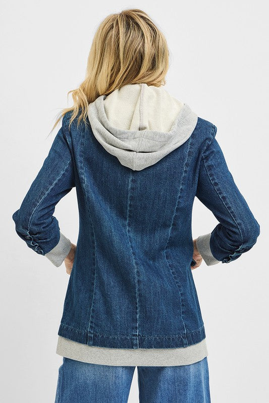Risen Blazer Jacket with Hood