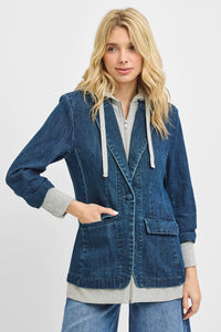 Risen Blazer Jacket with Hood