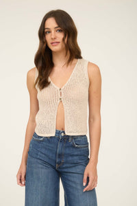 Vneck Crochet Tank
