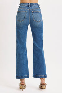 Risen: Tummy Control High Rise Crop Wide Leg
