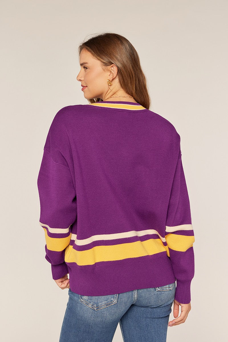 Minnesota Purple/Gold Sweater
