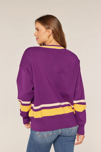 Minnesota Purple/Gold Sweater