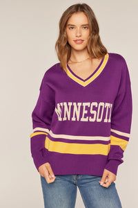 Minnesota Purple/Gold Sweater