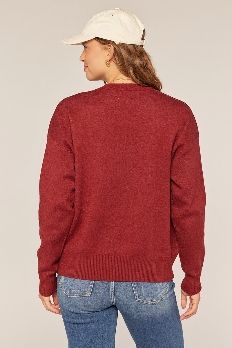 Maroon Minnesota Sweater