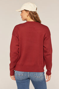 Maroon Minnesota Sweater