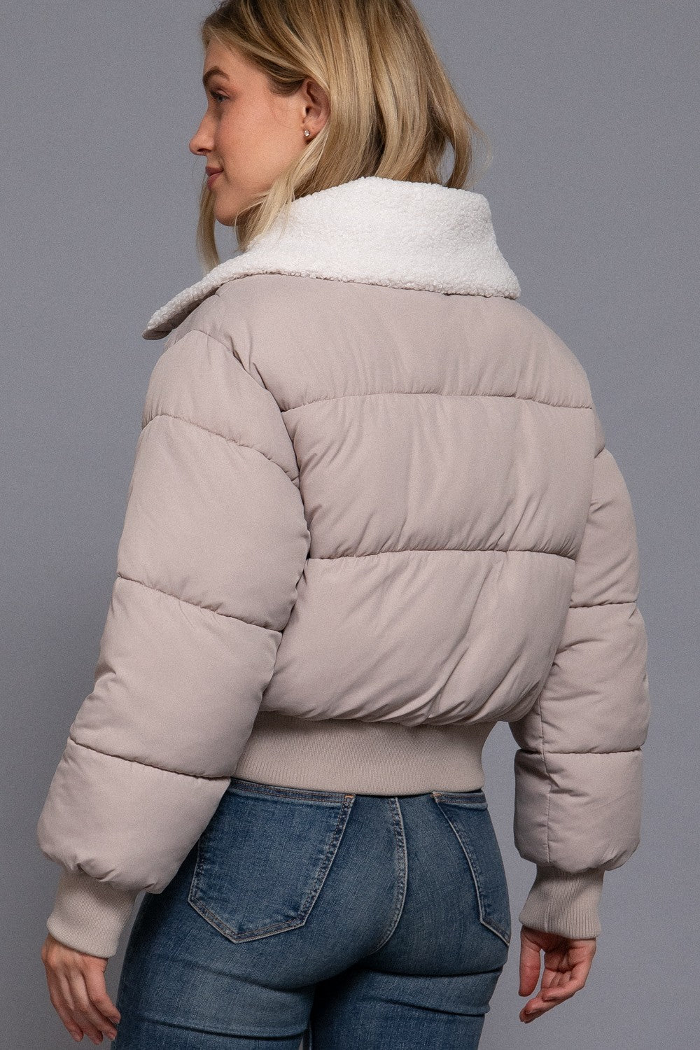 Taupe Ski Jacket