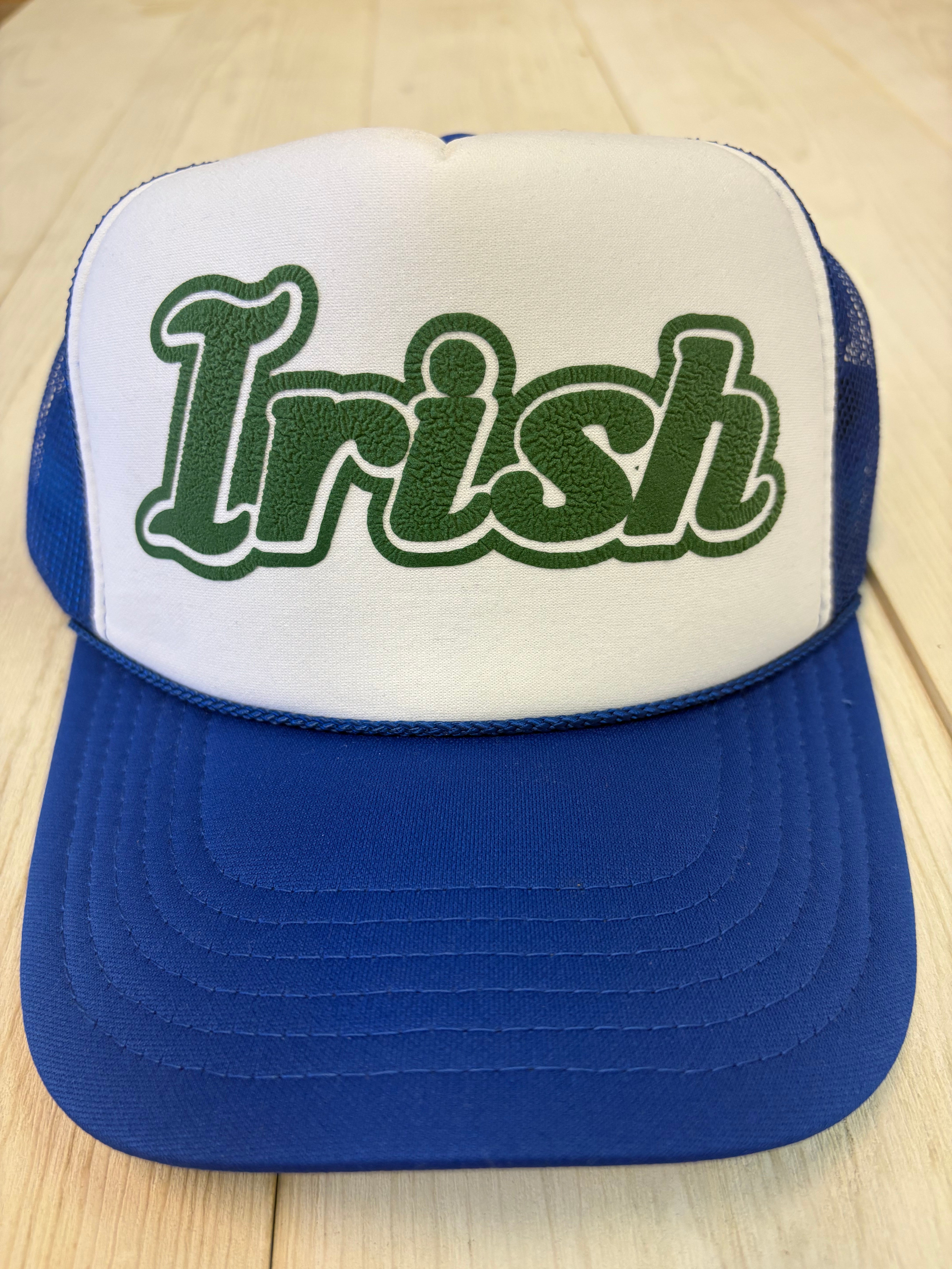 Irish Trucker Hat (blue)