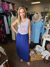 Load image into Gallery viewer, MAXI SKIRT (Light Navy)
