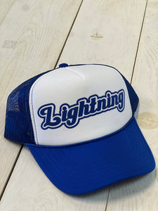 Lightning Trucker Hat (blue)