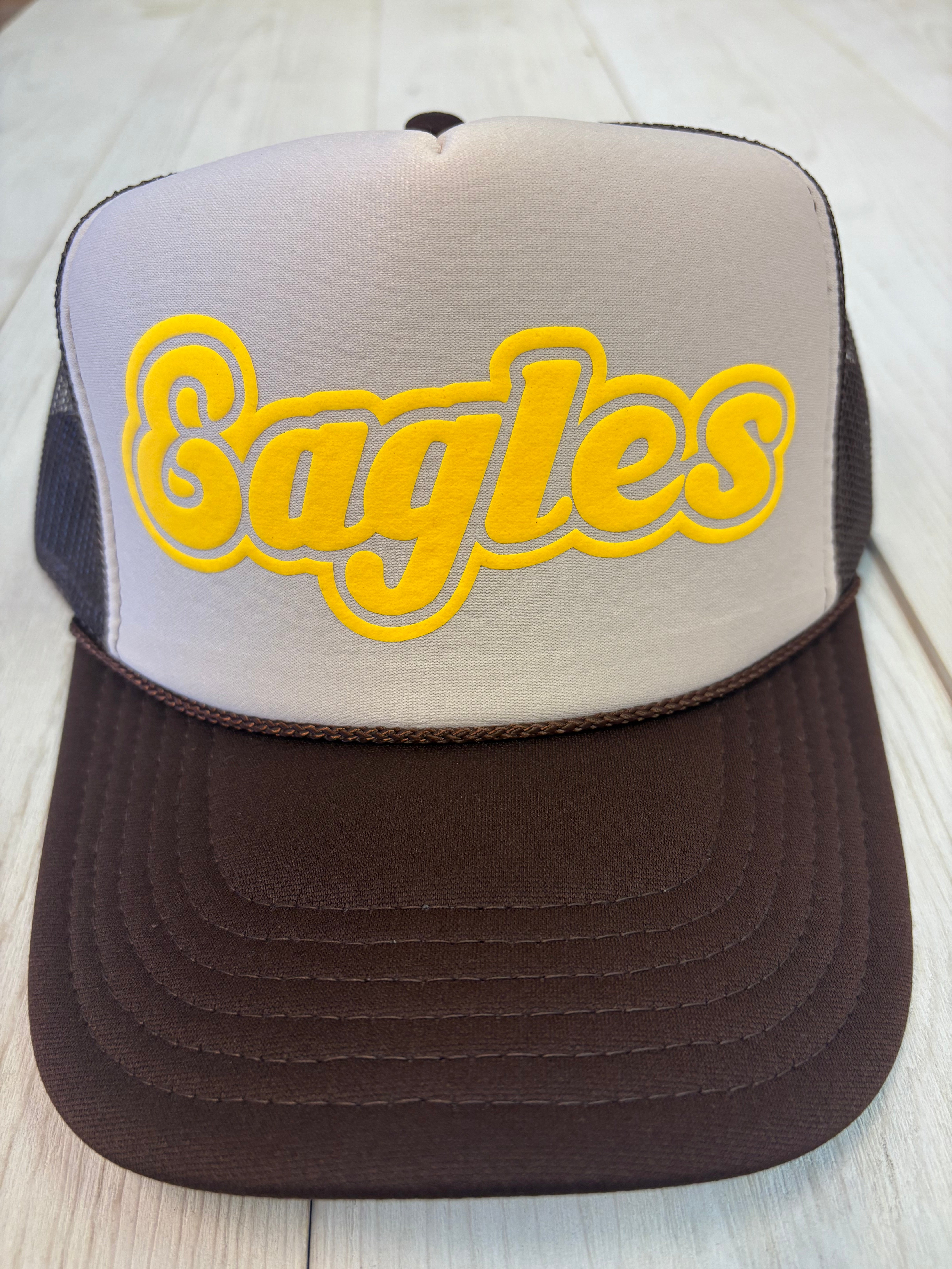 Eagles Trucker Hat (brown)