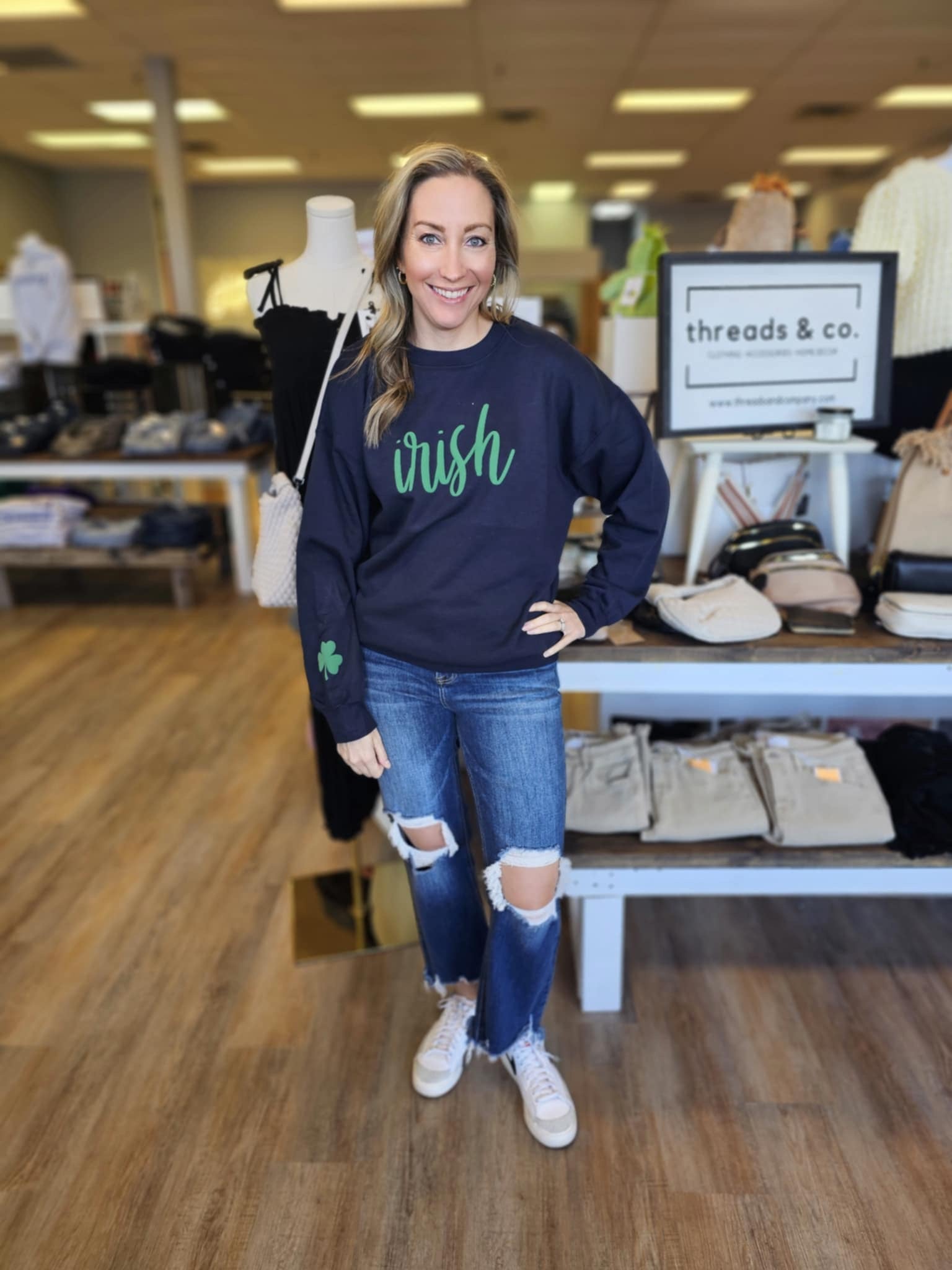Irish Puff Sweatshirt
