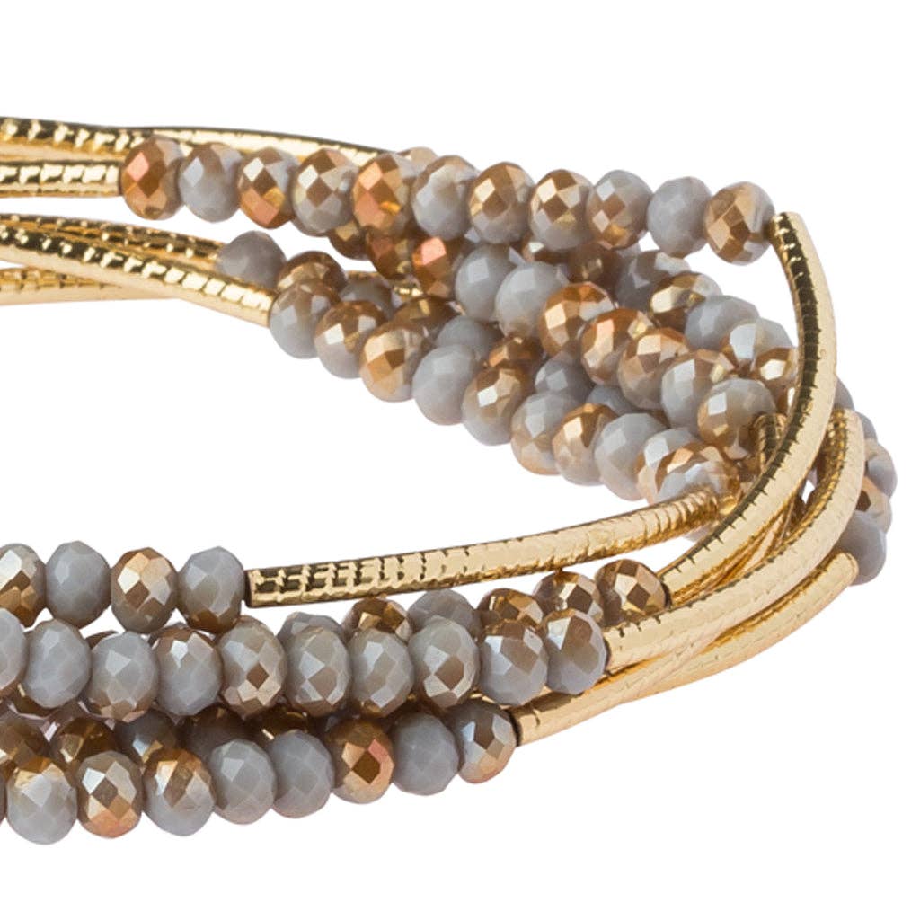 Scout Wrap : silver lining/gold