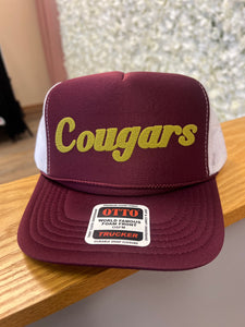 Cougars Trucker Hat (Maroon)