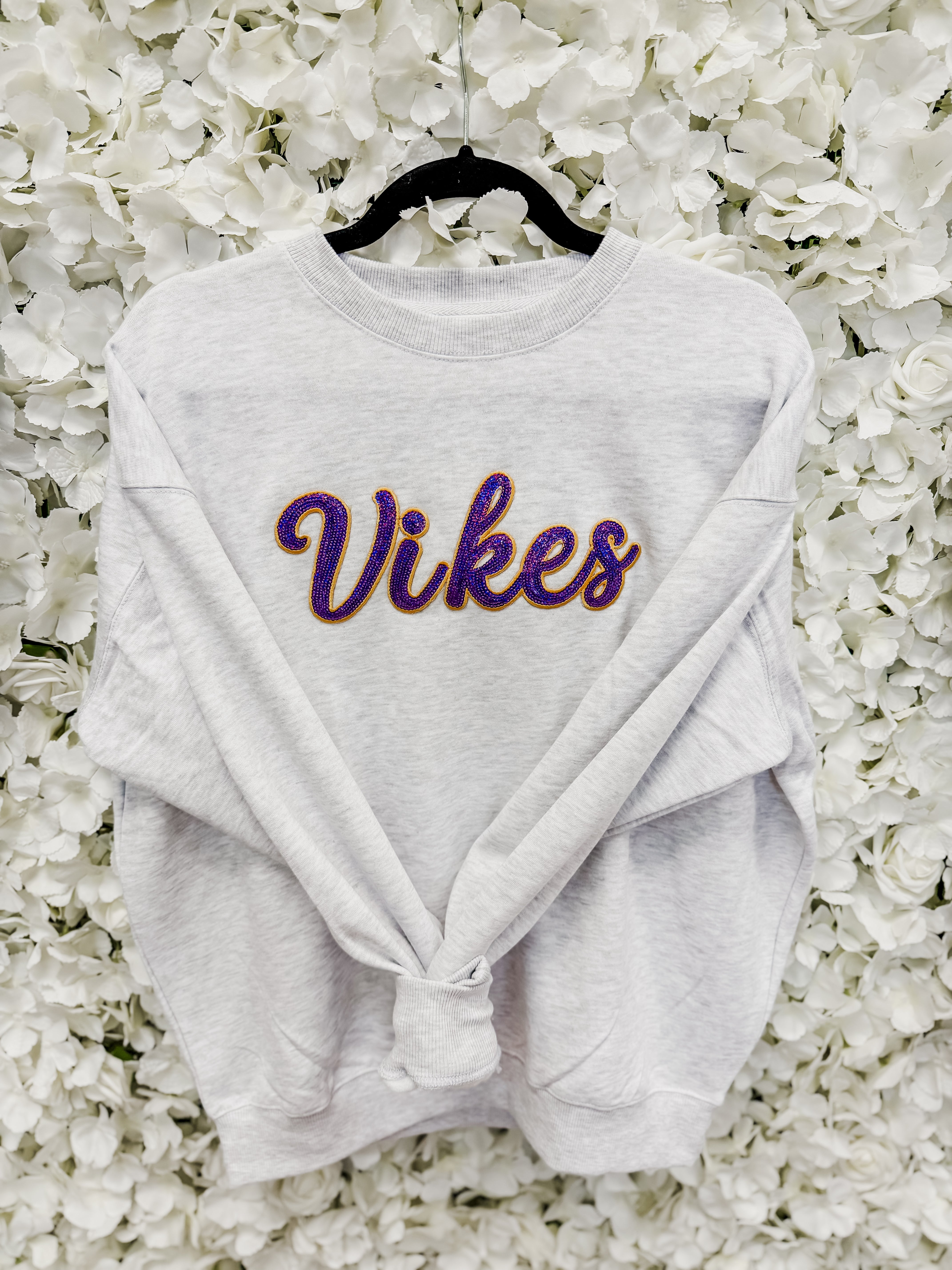 Vikes Sequin Crew