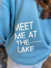 Load image into Gallery viewer, MEET ME AT THE LAKE WAVE SWEATSHIRT