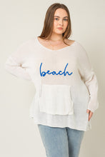 Load image into Gallery viewer, &#39;BEACH&#39; LONG SLEEVE TOP