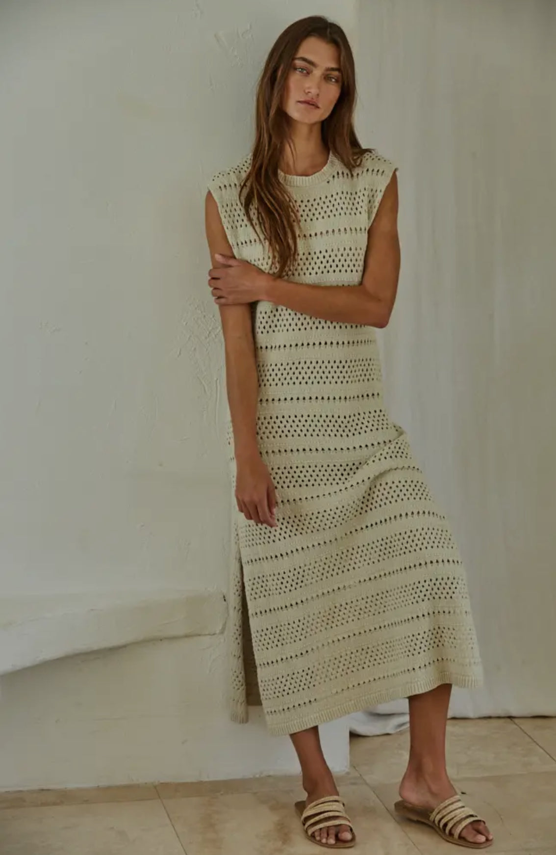 KNIT SWIM COVER UP