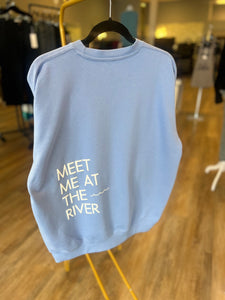 MEET ME AT THE RIVER WAVE SWEATSHIRT