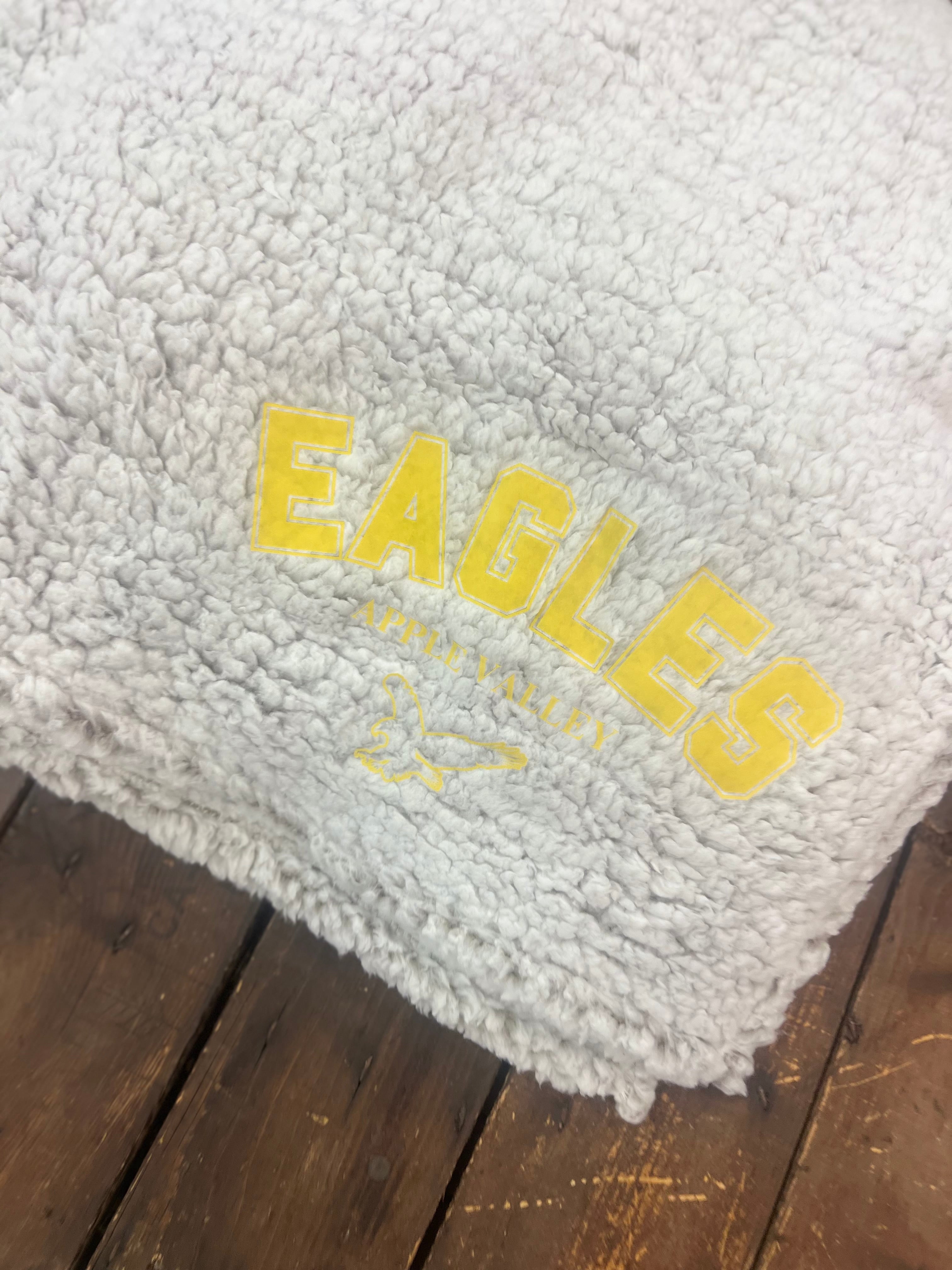 School Spirit Sherpa Blanket (Eagles)