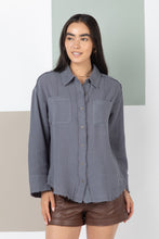 Load image into Gallery viewer, DENIM WOVEN TOP