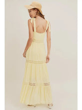 Load image into Gallery viewer, YELLOW LACE MAXI DRESS