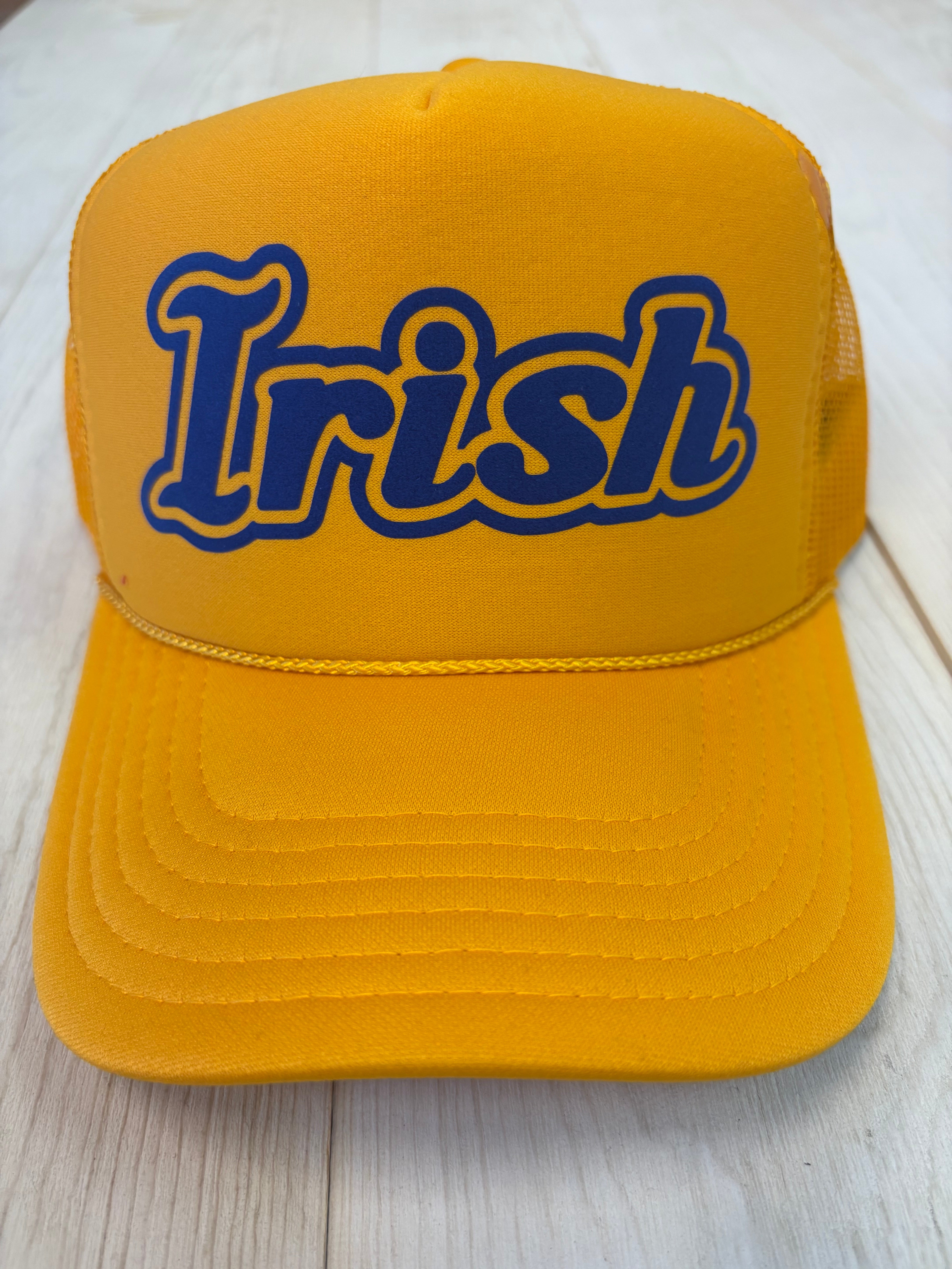 Irish Trucker Hat (gold)