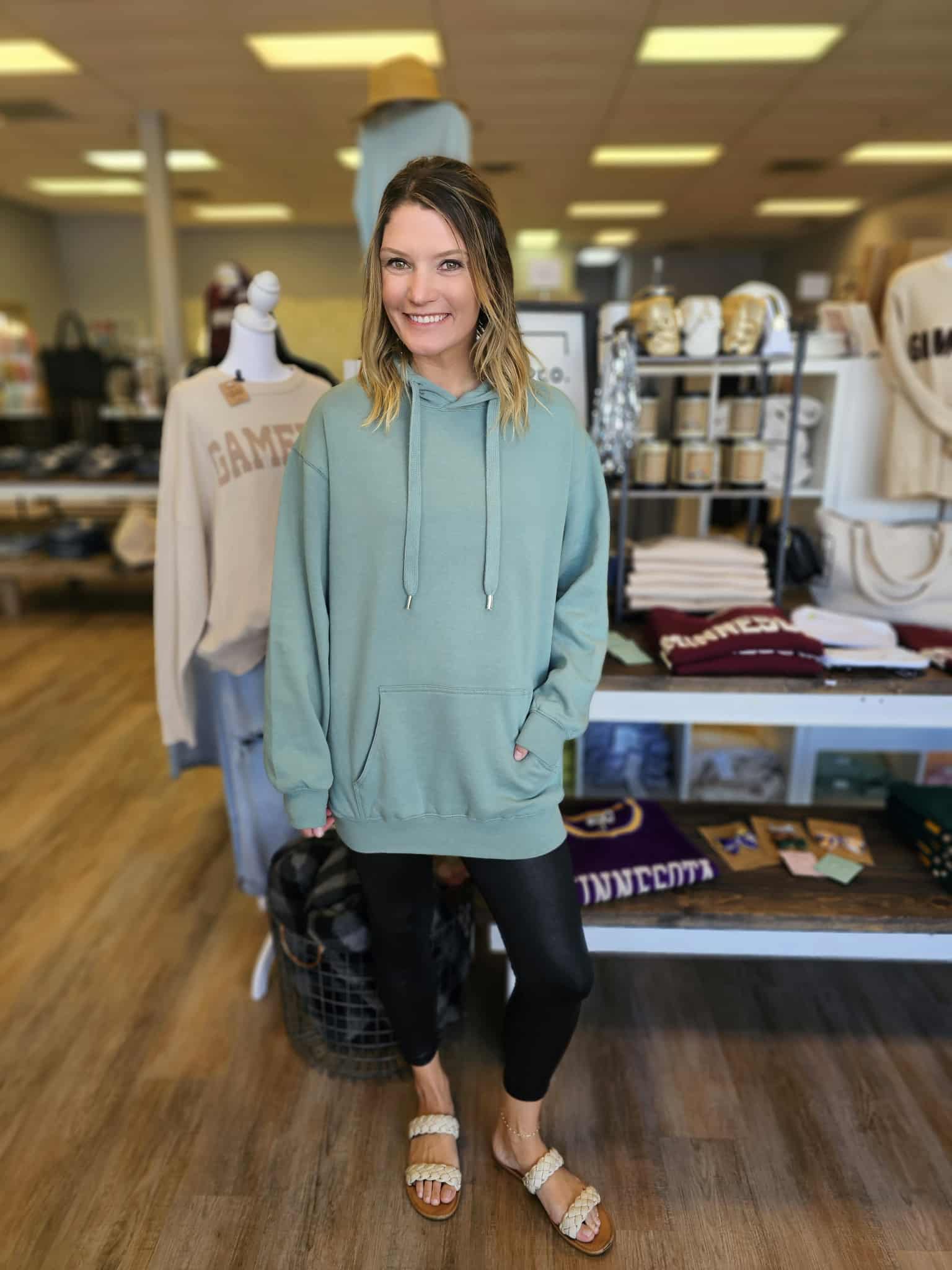 Sage Oversized Hoodie